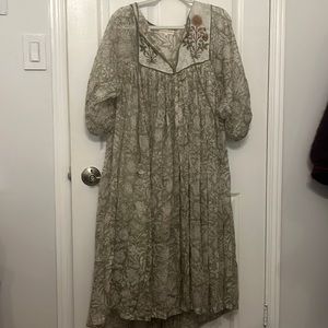 Daughters of India - Mint Midi dress